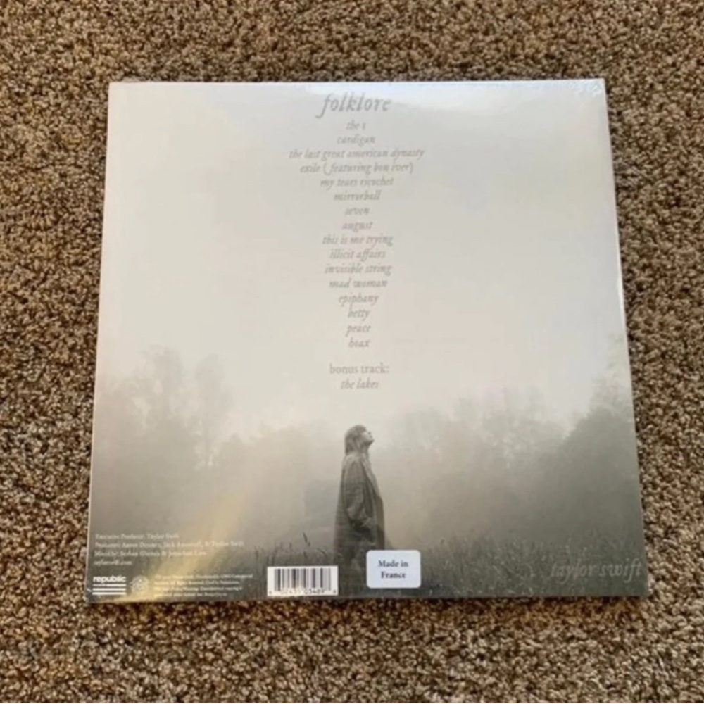 NEW Taylor Swift Folklore In The Weeds Vinyl - Picture 3 of 3